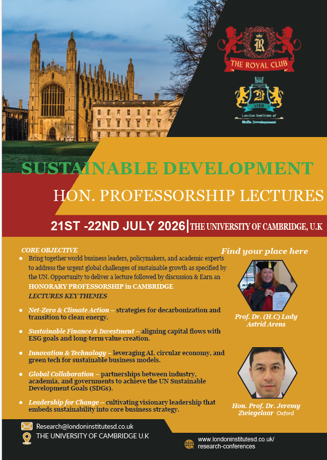 University Cambridge Professor lecture
